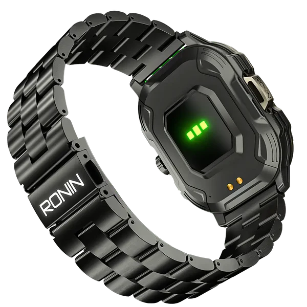 Ronin R-013 LUXE Smart Watch | 2.01” AMOLED Display | Bluetooth Calling | IP67 Water Resistant | Health & Fitness Tracker