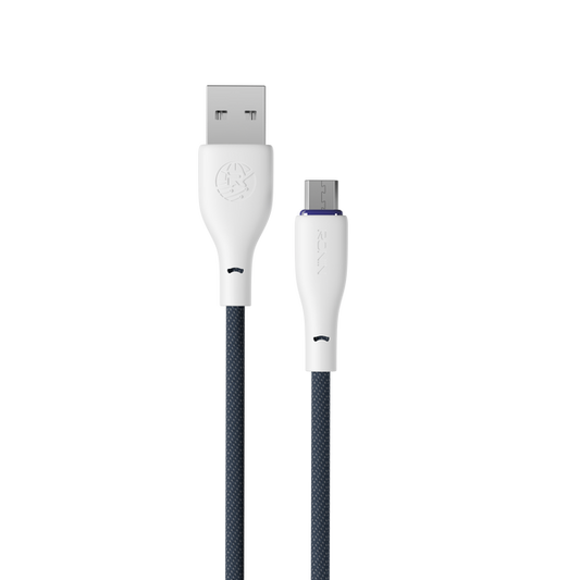 R-2025 Fast Charging Cable | 1.2m Braided Shield | 3 Versions – Micro USB, Type-C & iPhone | 2.4A-3.0A High-Speed Data Cable