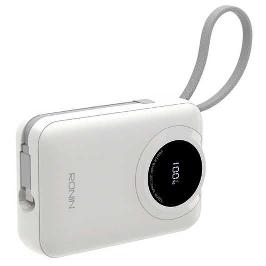 Ronin ION R-4035 Power Bank | 20,000mAh | 22.5W Fast Charging | Type-C & USB Output | Digital Display