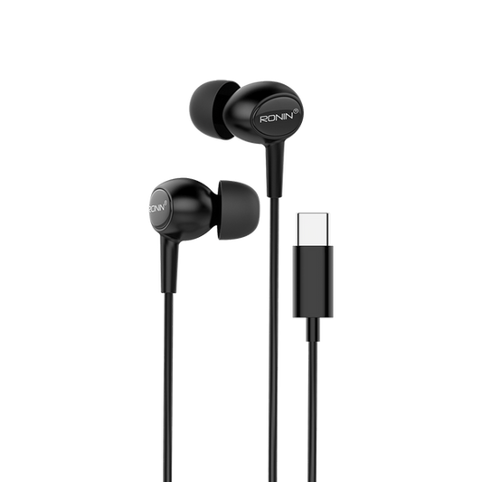 R-9 Handsfree with Mic | High Bass Wired Earphones | Micro & Type-C Versions | 10mm Dynamic Driver | 3.5mm AUX / Type-C Connector