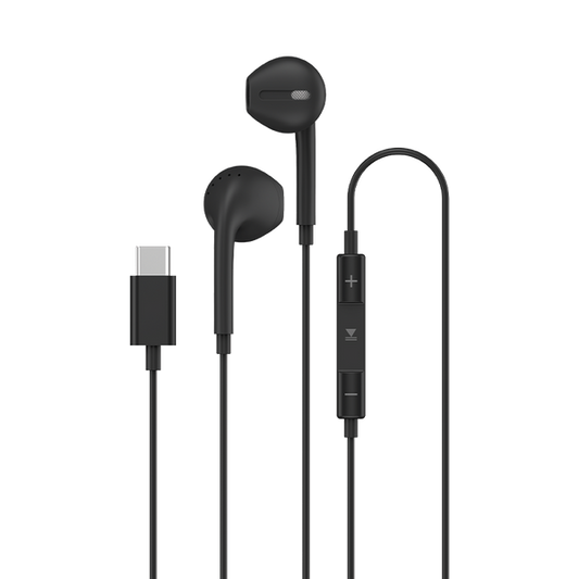 R-5 Handsfree with Mic | 14mm Dynamic Driver | Deep Bass Wired Earphones | Micro 3.5mm & Type-C Versions | Lightweight Ergonomic Design