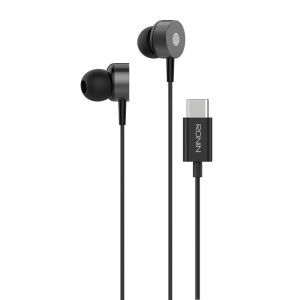 R-27 Handsfree Type-C | 10mm Dynamic Driver | Deep Bass Wired Earphones with Mic | Lightweight Ergonomic Design