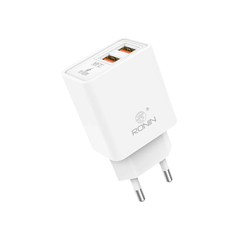 Ronin R-515 Fast Charger | 3.0A Output | PD & VOOC Compatible | Type-C, Android & Lightning Support