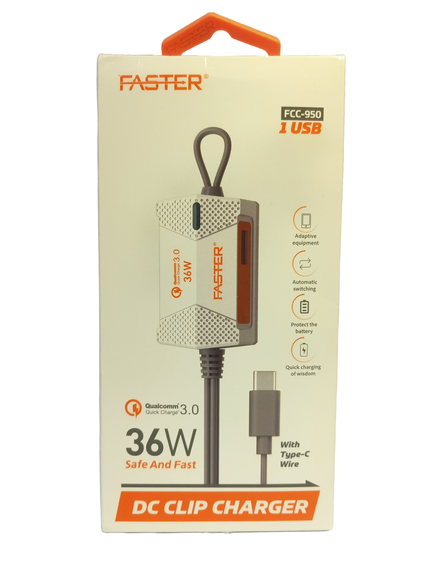 Ronin MAGNETOR R-777 DC Clip Charger | 2.4A Output | Magnetic Connection | Micro USB | Fast & Secure Charging