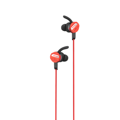R-007 Gamerz Handsfree | 8D Surround Sound | Gaming Earphones with Mic | Deep Bass | Dual Versions – Micro 3.5mm & Type-C | Red Stylish Design