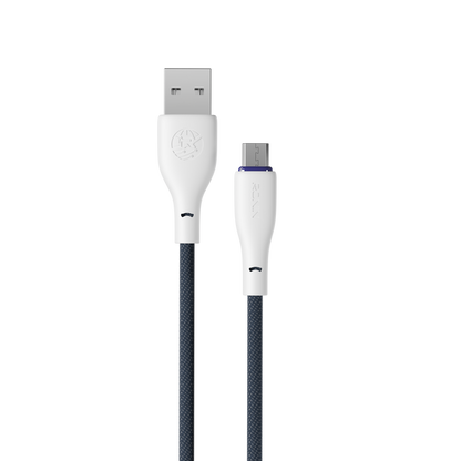 R-2025 Fast Charging Cable | 1.2m Braided Shield | 3 Versions – Micro USB, Type-C & iPhone | 2.4A-3.0A High-Speed Data Cable