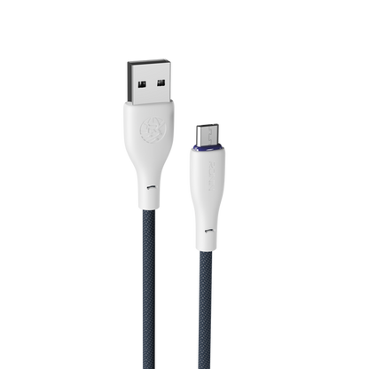 R-2025 Fast Charging Cable | 1.2m Braided Shield | 3 Versions – Micro USB, Type-C & iPhone | 2.4A-3.0A High-Speed Data Cable