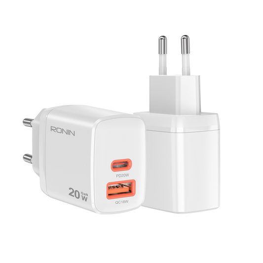 CATALYST R-6025 20W Fast Charger | PD + QC + AFC Adaptive Charging | Compact & Stylish Wall Adapter (Charger Only)