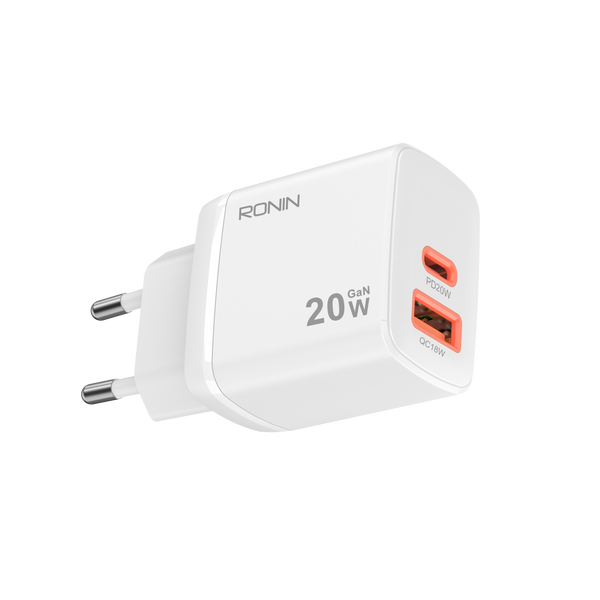 CATALYST R-6025 20W Fast Charger | PD + QC + AFC Adaptive Charging | Compact & Stylish Wall Adapter (Charger Only)