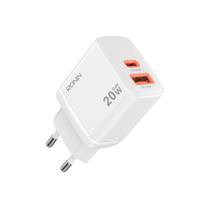CATALYST R-6025 20W Fast Charger | PD + QC + AFC Adaptive Charging | Compact & Stylish Wall Adapter (Charger Only)