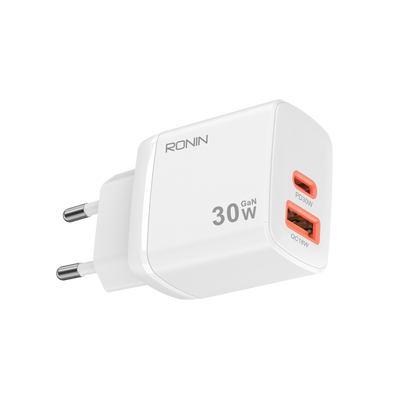 FLUX R-6030 Fast Charger 30W | Compact Wall Adapter for Smartphones, Tablets & Power Banks