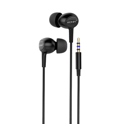R-9 Handsfree with Mic | High Bass Wired Earphones | Micro & Type-C Versions | 10mm Dynamic Driver | 3.5mm AUX / Type-C Connector