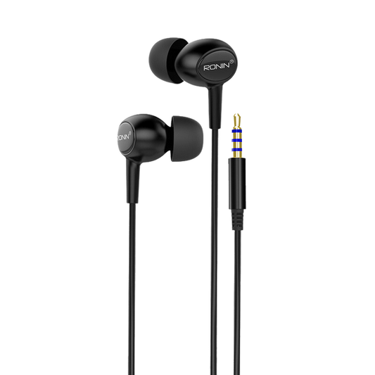 R-9 Handsfree with Mic | High Bass Wired Earphones | Micro & Type-C Versions | 10mm Dynamic Driver | 3.5mm AUX / Type-C Connector