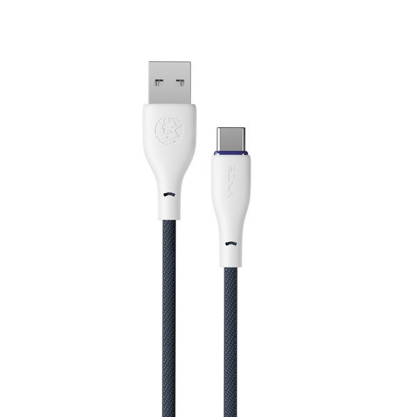 R-2025 Fast Charging Cable | 1.2m Braided Shield | 3 Versions – Micro USB, Type-C & iPhone | 2.4A-3.0A High-Speed Data Cable