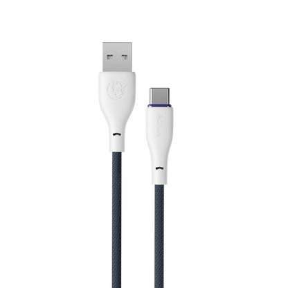 R-2025 Fast Charging Cable | 1.2m Braided Shield | 3 Versions – Micro USB, Type-C & iPhone | 2.4A-3.0A High-Speed Data Cable