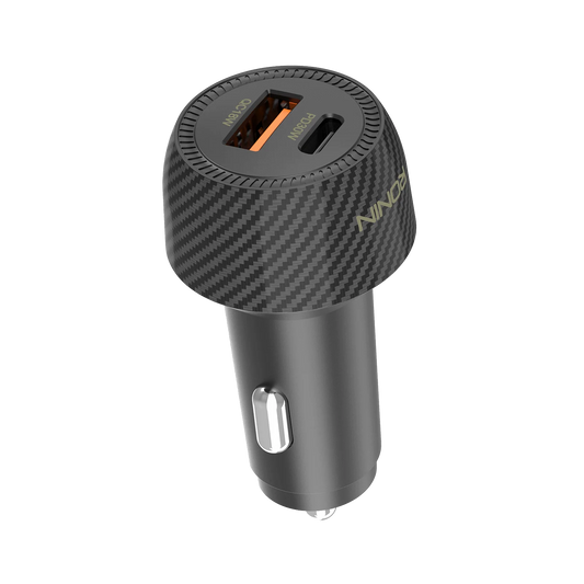 Ronin NES R-2506 Car Charger | 30W PD & 18W QC Fast Charging | Dual USB Ports | Smart Protection