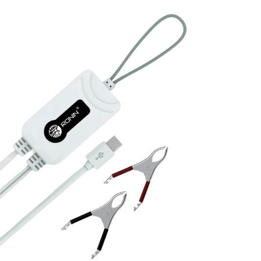 RONIN R-666 Clip Battery Solar Charger | 12V Battery Charger | 2.4A Output | Micro & Type-C Versions | Compact & Safe Design